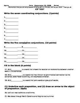 conjunctions  interjections worksheet promotiontablecovers