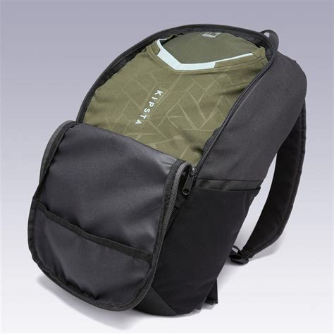 essential backpack black decathlon