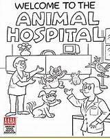 Coloring Pages Hospital Book Animal Custom Comic sketch template