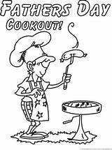 Fathers Cookout sketch template