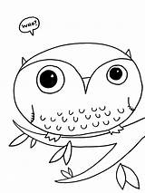 Coloring Pages Owl Printable Kids Bestcoloringpagesforkids Source sketch template