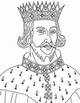 King Coloring Pages Henry Ii Color Kids sketch template