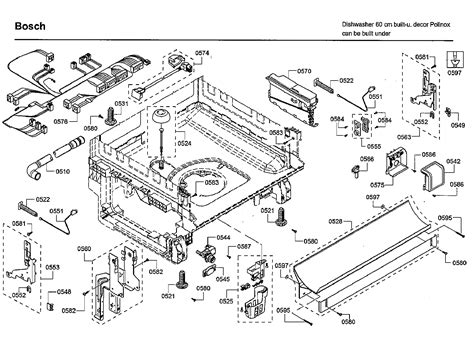 bosch dishwasher parts diagram
