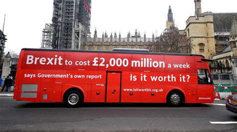 brexit bus   million  real number      billion bt