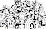 Avengers Coloring Pages Getdrawings Logo sketch template
