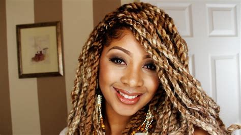 havana marley twists hair tutorial youtube