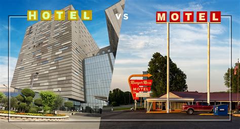 hotel  motel similarities differences