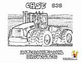 Tractor Coloring Case Pages Ih Printable Tractors Wheel Boys sketch template