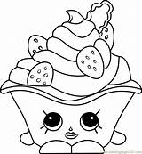 Shopkins Strawberries Ice Coloringpages101 sketch template