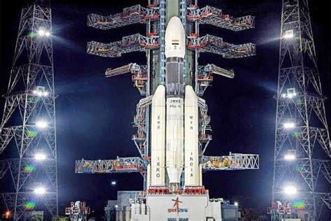 chandrayaan     launched   quarter