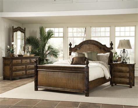 Catalina Bed From South Sea Rattan Tropical Bedroom Furniture