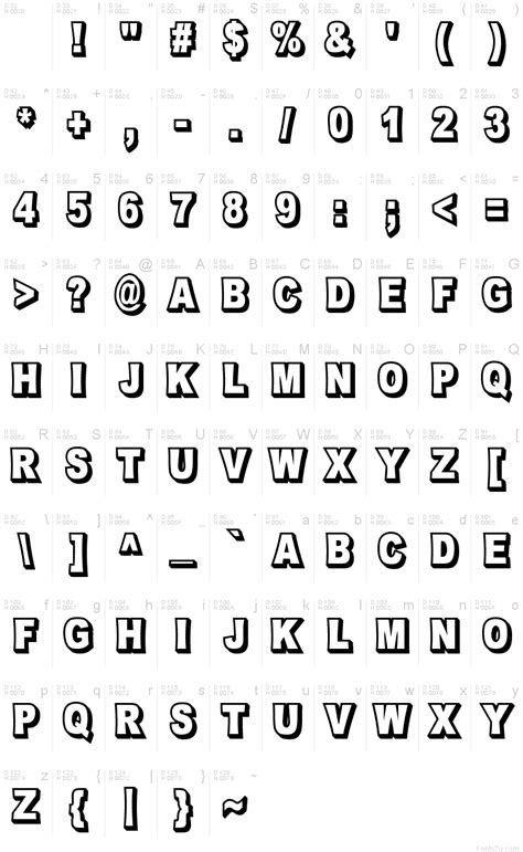 omniblack outline font