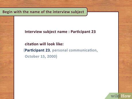 sample interview paper  format bibliography  interview