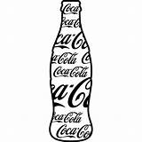 Cola Coca Bottle Coloring Coke Soda Pages Logo Bottles Drawing Cocacola Outline Diet Bouteille Clipart Template Glass Stencils Drawings Stencil sketch template