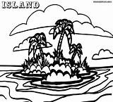 Coloring Island Pages Template Popular sketch template