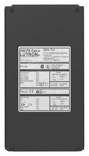 lutron grx tvi ten volt interface  switching module gordon electric supply