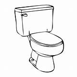 Toilet Drawing Line Bowl Getdrawings Drawings Paintingvalley sketch template