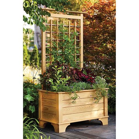 Planter Box And Trellis Woodworking Plan From Wood Magazine