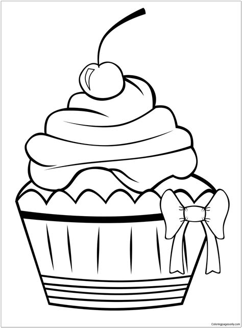 birthday cake  candles coloring page  printable coloring pages
