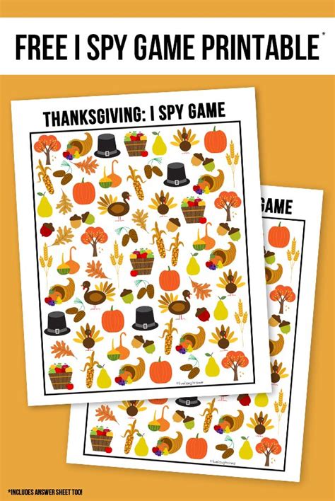 thanksgiving  spy printable  laugh rowe