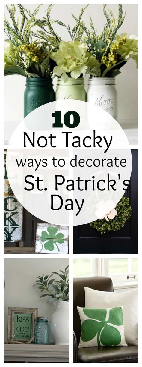 tacky ways  decorate  st patricks day  organized mom
