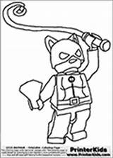 Lego Batman Coloring Colouring Character Printable Catwoman Pages Sheet Color Dc Comics Print sketch template