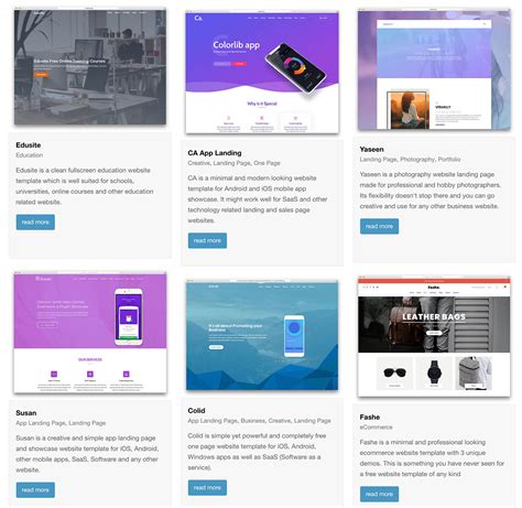 bootstrap  page website templates    home design ideas