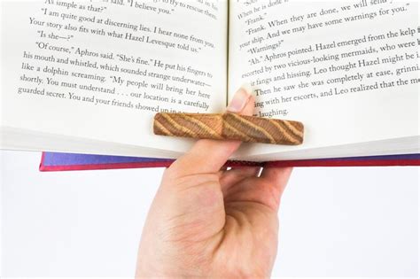 wooden page holder   eco friendly finish etsy