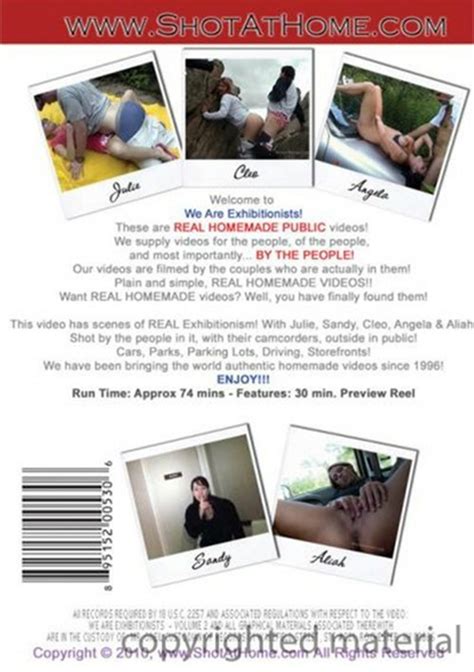 We Are Exhibitionists Real Outdoor Sex 2 2010 Adult Dvd Empire