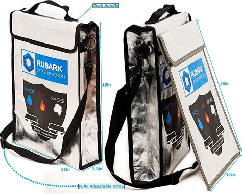 fireproof document bag large small fire water resistant bag set safe storage safes