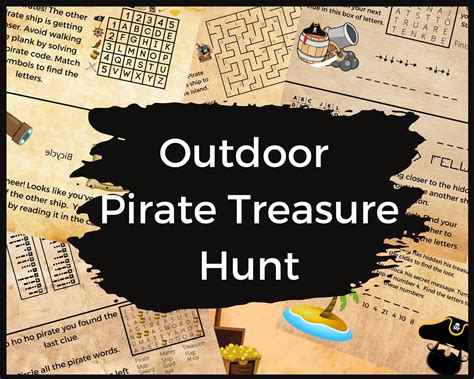 pirate treasure hunt  kids easter treasure hunt treasure hunt