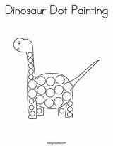 Dot Dinosaur Coloring Painting Tip Printables Do Dinosaurs Twistynoodle Kids Print Noodle Twisty Favorites Login Add Great sketch template