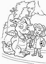Dragon Tales Coloring Pages Dt14 Kids Color Getcolorings Printable Books Colorin sketch template
