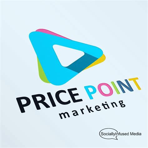 price point logo design sociallyinfused media