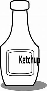 Ketchup Clipart Clip Background Clipartmag Transparent Catsup Clker Library Cliparts sketch template