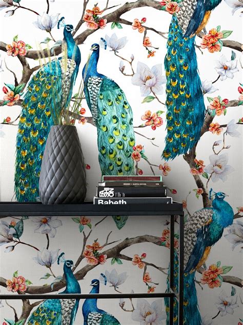 peacock pair wallpaper