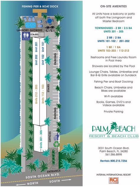 resort map palm beach resort beach club florida