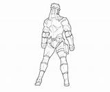 Snake Solid Armor Coloring Pages sketch template