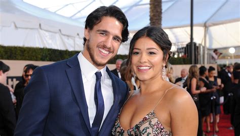 newly engaged gina rodriguez shows off huge ring from joe