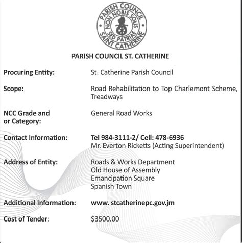 Parish Council Of St Catherine Jamaica Information Service