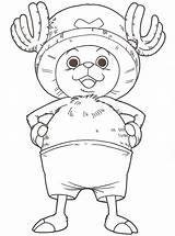 Chopper Luffy Pieza Coloringonly sketch template