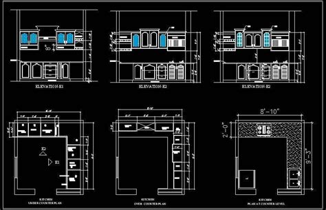 L Shape Modular Kitchen Design Autocad Dwg Plan N Design L Shaped