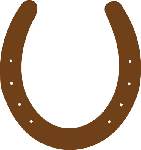 horseshoe template printable clipart
