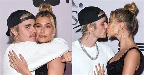 justin and hailey bieber at the seasons premiere popsugar celebrity