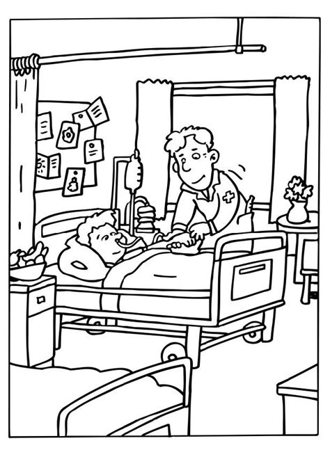 hospital coloring pages  printable  coloring pages hub