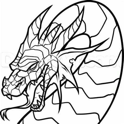 cartoon printable dragon head coloring pages coloring tone
