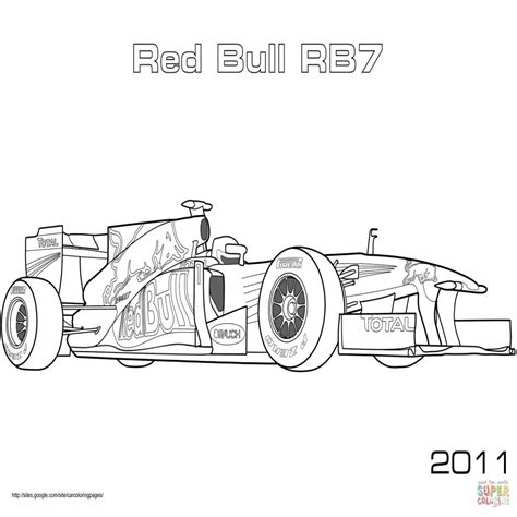 red bull coloring pages