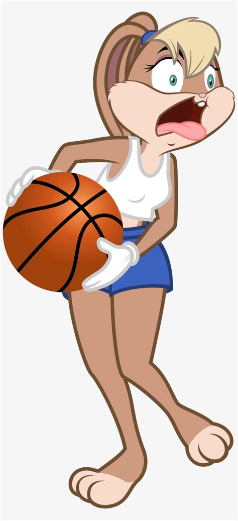 download lola on the court bugs by jeatz lola bunny basketball png