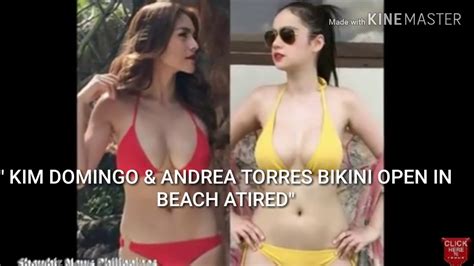 kim domingo and andrea torres bikini open in beach attired youtube