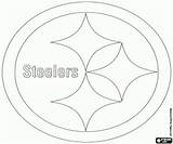 Steelers Logo Coloring Nfl Pittsburgh Pages Logos Drawing Printable Football Bay Packers Green Team Oncoloring Helmet Game Broncos Division American sketch template